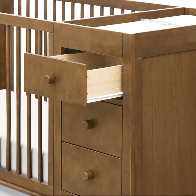 Marley 3-In-1 Crib & Changer Combo, Walnut - Cribs - 6