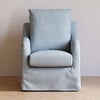 Reese Eco-Linen Slip Cover Swivel Glider, Chambray - Nursery Chairs - 9