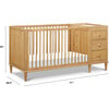 Marley 3-In-1 Crib & Changer Combo, Honey - Cribs - 7