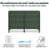 Frem 6-Drawer Dresser, Forest Green - Dressers - 7