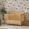 Frem 4-In-1 Convertible Crib, Honey - Cribs - 9