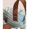 Women's Havana Striped Petit Hand-Woven Tote Bag, Sky - Bags - 2