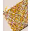 Women's St. Barths Watercolor Medium Classic Hand-Woven Tote Bag, Saffron - Bags - 3