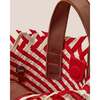 Women's Havana Striped Petit Hand-Woven Tote Bag, Amalfi - Bags - 2