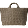 Women's St. Barths Solid Large Classic Hand-Woven Tote Bag, Terre - Bags - 1 - thumbnail