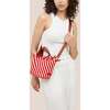 Women's Havana Striped Petit Hand-Woven Tote Bag, Amalfi - Bags - 5