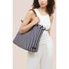 Women's Havana Striped Large Hand-Woven Tote Bag, Venice - Bags - 5