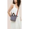 Women's Havana Striped Petit Hand-Woven Tote Bag, Venice - Bags - 5