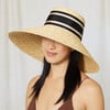 Women's Mirabel UPF 50+ Straw Wide-Brim Sunhat, Natural - Hats - 3