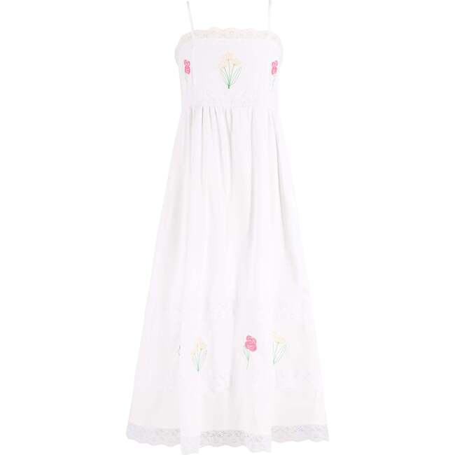 Fiori Women's Dress, White