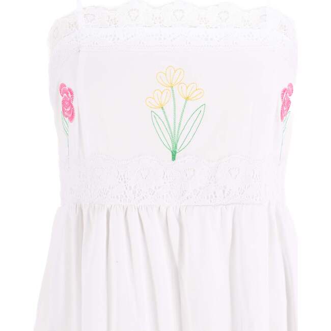 Fiori Women's Dress, White - Dresses - 3