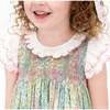 Fiori Girl Dress, Green - Dresses - 4