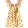 Rosa Gialla Girl Dress, Yellow - Dresses - 7