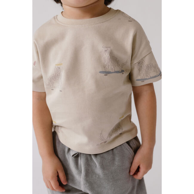 Short Sleeve Round Neck Drop Shoulder T-Shirt, Tail Spin - T-Shirts - 3