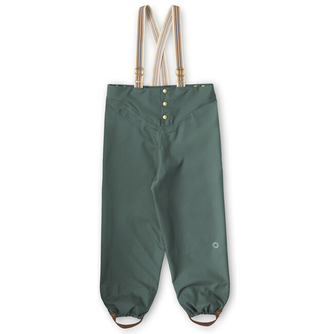 Rain Snap Waist Suspender Pants, Laurel