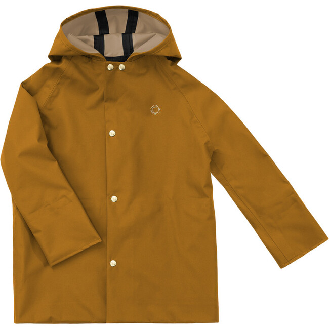 Midi Raglan Sleeve Deep Pocket Rain Coat, Arbutus