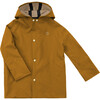 Midi Raglan Sleeve Deep Pocket Rain Coat, Arbutus - Raincoats - 1 - thumbnail