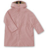 Mackintosh High Neck Long A-Line Rain Coat, Crabapple - Raincoats - 1 - thumbnail