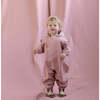 Hooded Ankle Onesie Rainsuit, Crabapple - Onesies - 2