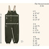 Dungaree Striped Suspender Rain Pants, Rust - Rain Pants - 2