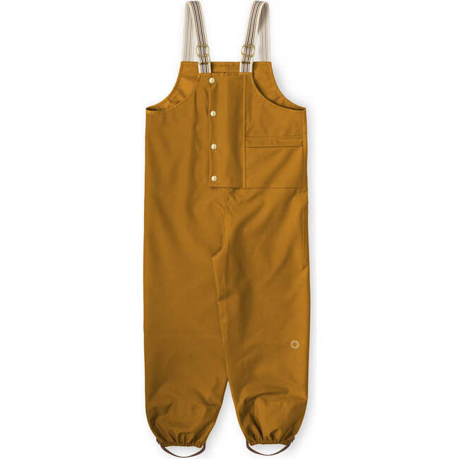 Dungaree Striped Suspender Rain Pants, Arbutus