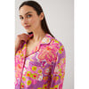 Women's Sofia Floral Print Pajamas Long Set, Sugar Plum Pond - Pajamas - 2