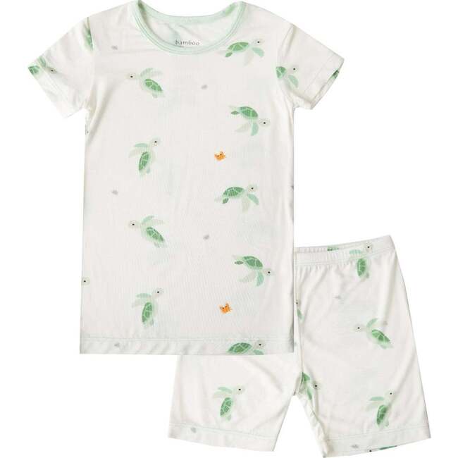 Short Sleeve Pajama Set, Turtle