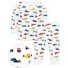 The Organic Long Sleeve Pajama Set, Race Cars - Pajamas - 1 - thumbnail