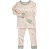 Organic Cotton Modal Rib Floral Bud Pajama Set - Pajamas - 1 - thumbnail