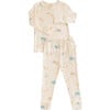 Toddler Modal Pajama Set, Zoo - Pajamas - 1 - thumbnail