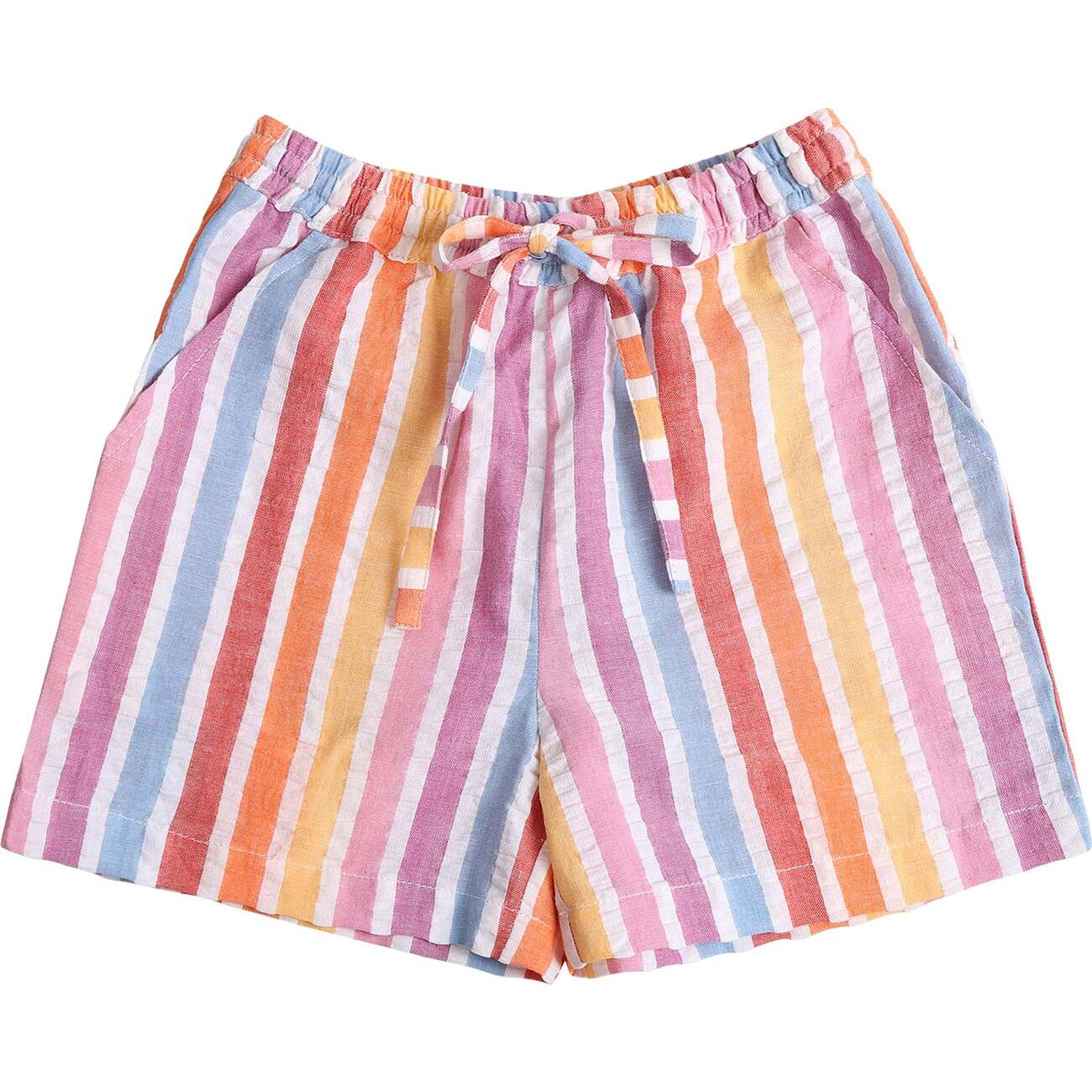 Rainbow Bermuda Shorts - Piglo Kids Shorts | Maisonette