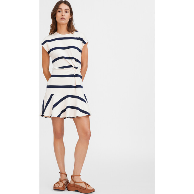 Women's Maeve Dress, Cream/Maritime Blue Multi - Dresses - 2