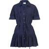 Women's Short Carrington Dress, Maritime Blue - Dresses - 1 - thumbnail