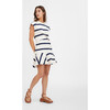 Women's Maeve Dress, Cream/Maritime Blue Multi - Dresses - 4