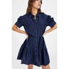 Women's Short Carrington Dress, Maritime Blue - Dresses - 2