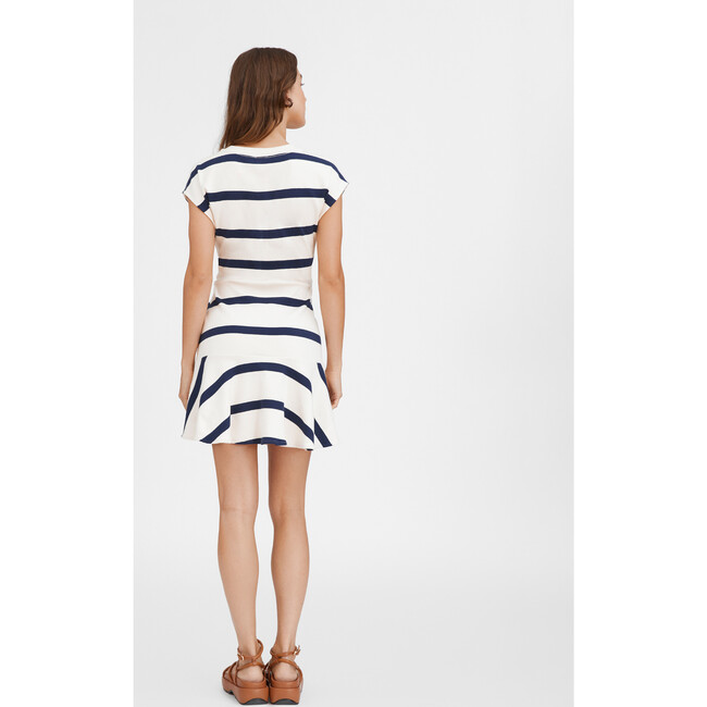 Women's Maeve Dress, Cream/Maritime Blue Multi - Dresses - 5