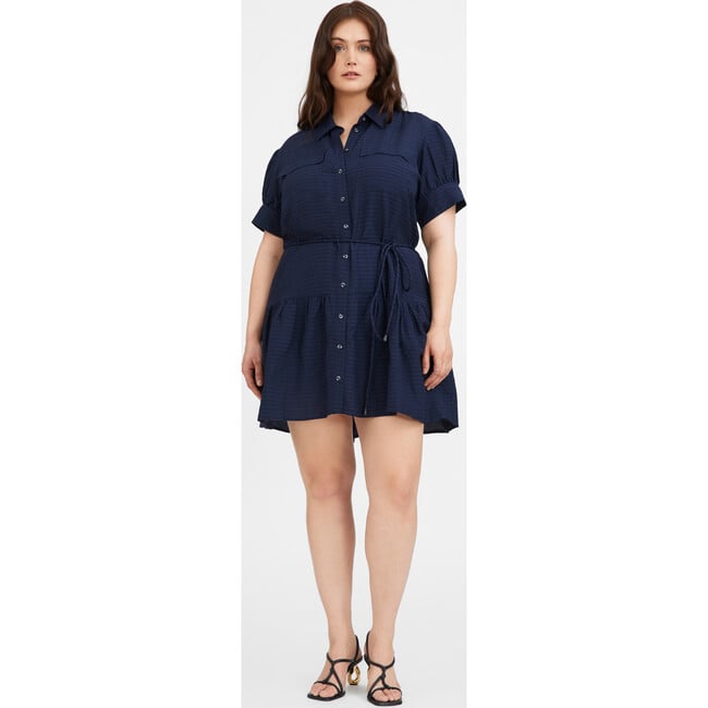 Women's Short Carrington Dress, Maritime Blue - Dresses - 3