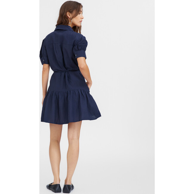 Women's Short Carrington Dress, Maritime Blue - Dresses - 6