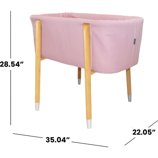 Sova Bassinet, Pink - Bassinets - 5