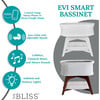 Evi Smart Bassinet, White on White - Bassinets - 4