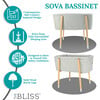 Sova Bassinet, Grey - Bassinets - 4