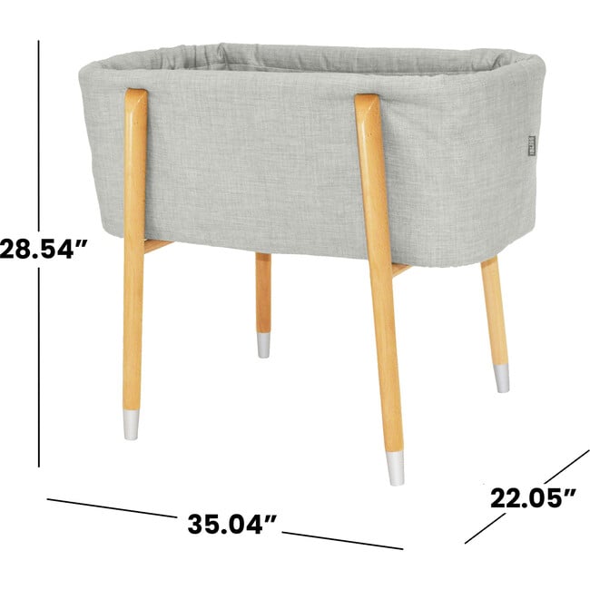 Sova Bassinet, Grey - Bassinets - 7