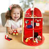 3-Story Fire Station Playset with 25 Figurines and Furnishings, Multi - Playsets - 2