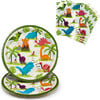 Dinosaur Party Tableware Essentials Set - Serves 12 - Party - 1 - thumbnail