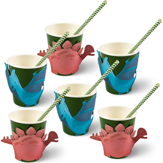 Dinosaur Drinkware Set - Serves 12