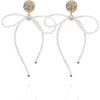 Women's Lucia Bow Earrings, Crystal Dream - Earrings - 1 - thumbnail