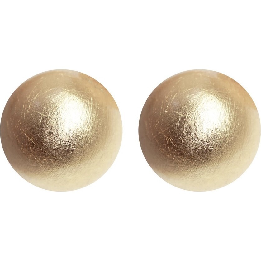 Women's Gaia Glam Stud Earrings, Plated Sun - Earrings - 1