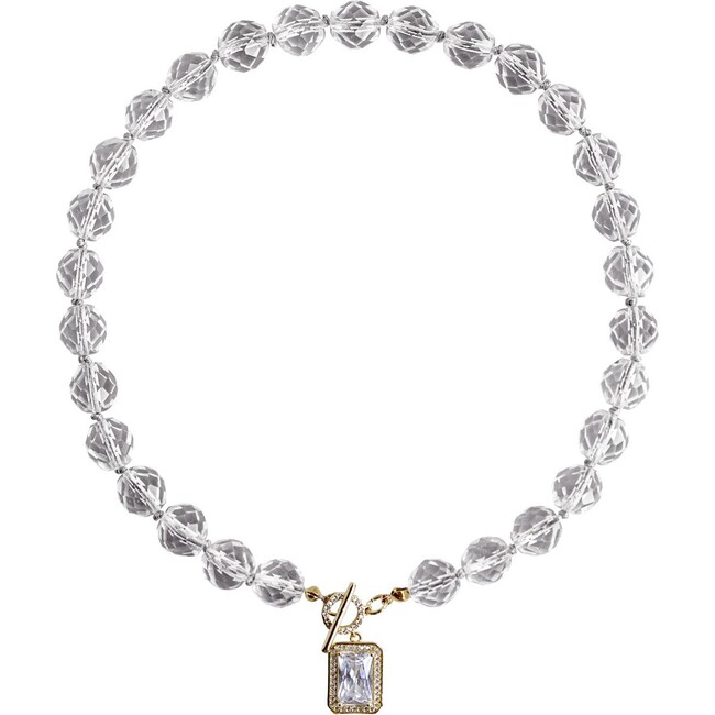 Women's Leni Beaded Strand Necklace, Crystal