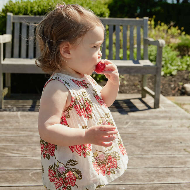 Baby Girls Jaipur Boho 2-Piece Sleeveless Top & Bloomer Set, Wild Strawberries - Mixed Apparel Set - 2