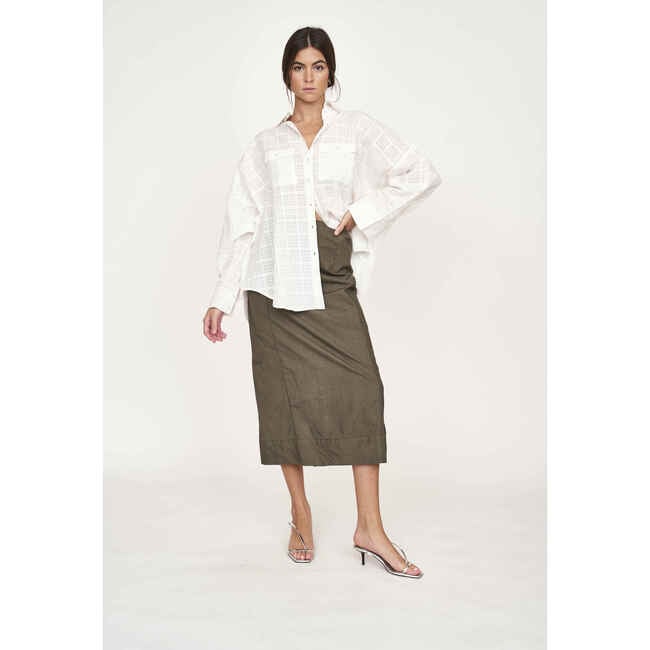 Women's Lexington High Waist Pencil Skirt, Branch - Skirts - 6